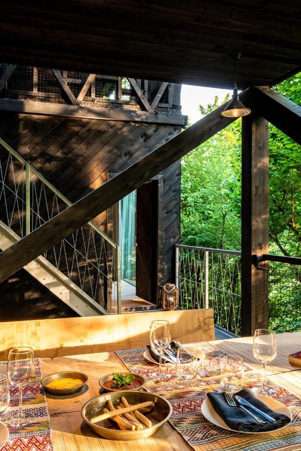 Hutstuf - The Fox & Private Outdoor Spa La-Roche-en-Ardenne Extérieur photo